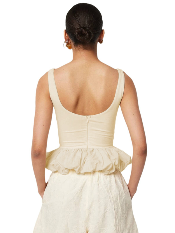 Leocadia Stitching Fashion Casual T-Shirt Vest