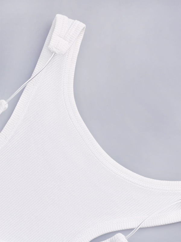 Sloane Women's Camisole With Padded Ribbed Knit Top