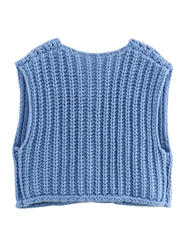 Esmeralda New Women's Thick Needle Knitted Vest