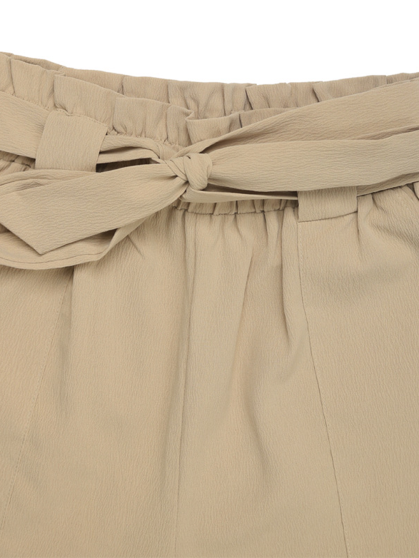Sylvie New Elastic Waist Trousers Simple Pants Trousers
