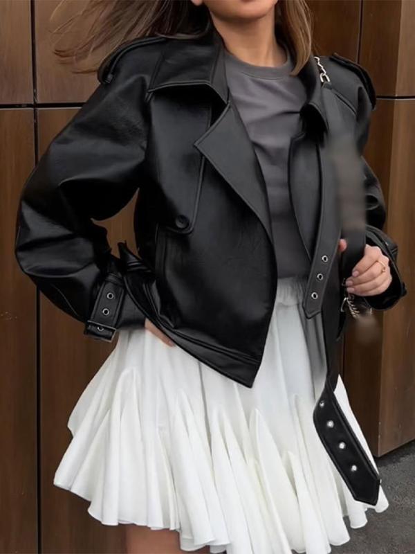 Emmy New Fashion High Waist Pleated Short Skirt