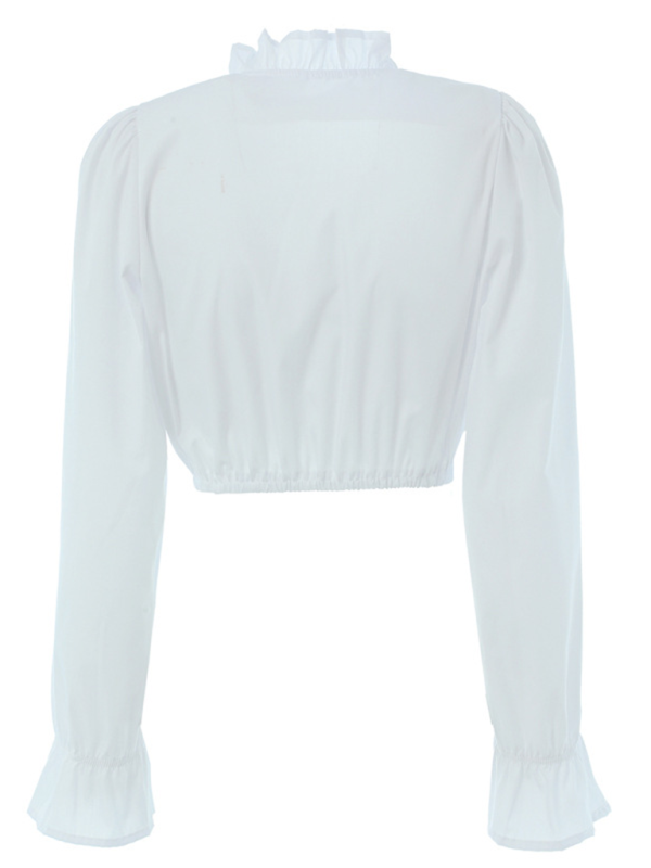 Dahlina Bavaria Dingdong Clothing Long Sleeve Lotus Collar Bottoming Shirt Munich Beer Skirt Bottoming Clothes