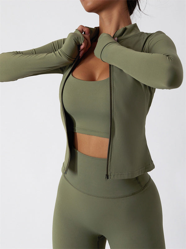 Bailee Women's Breathable Quick-Drying Long-Sleeved Cardigan Jacket