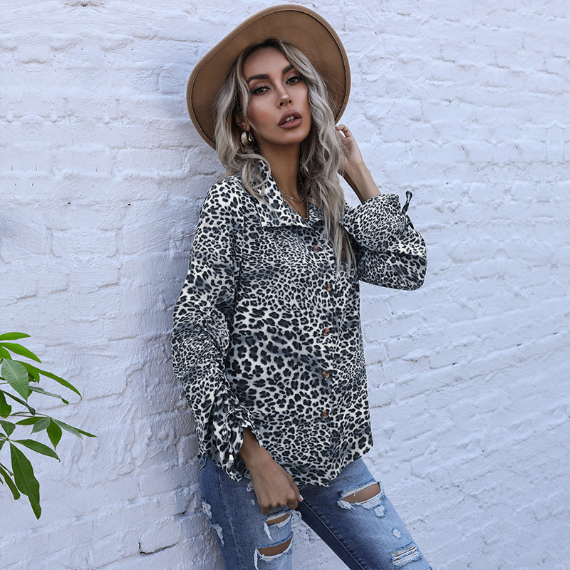 Ardelle Women's Fashion Trend Female Leopard Print Top
